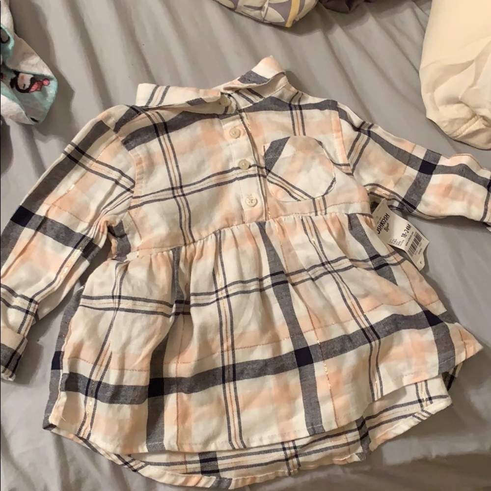 Size 18-24 month long sleeve flannel shirt - Picture 1 of 1